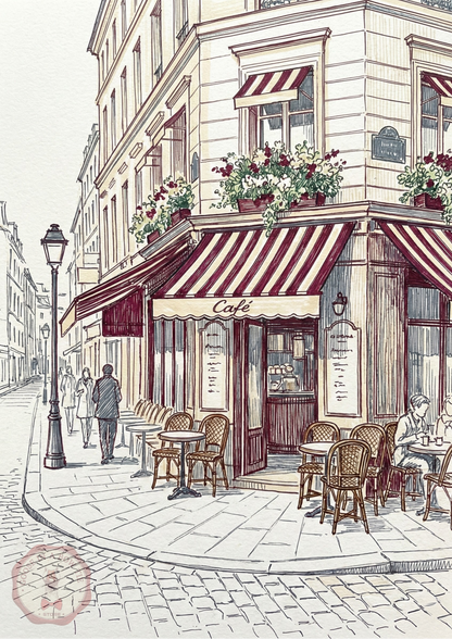 Printable poster - "Paris Morning"