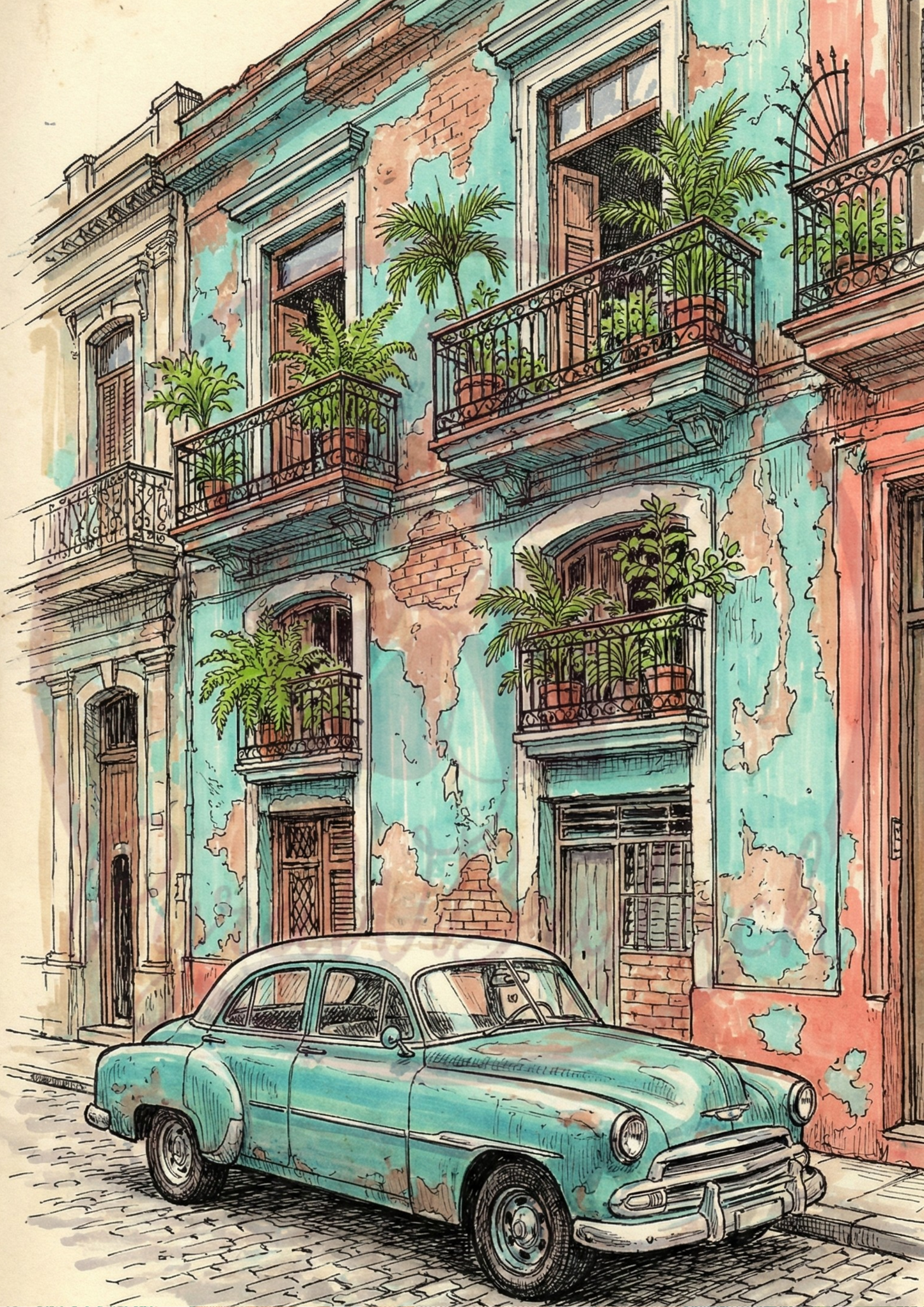 Plakat "Havana Classic" – Podróż w Stylu Vintage