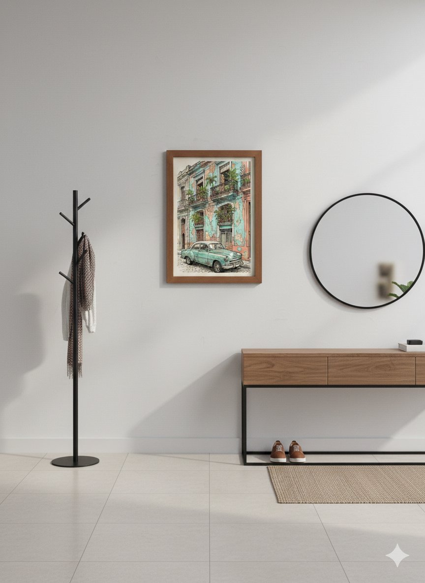 Plakat "Havana Classic" – Podróż w Stylu Vintage