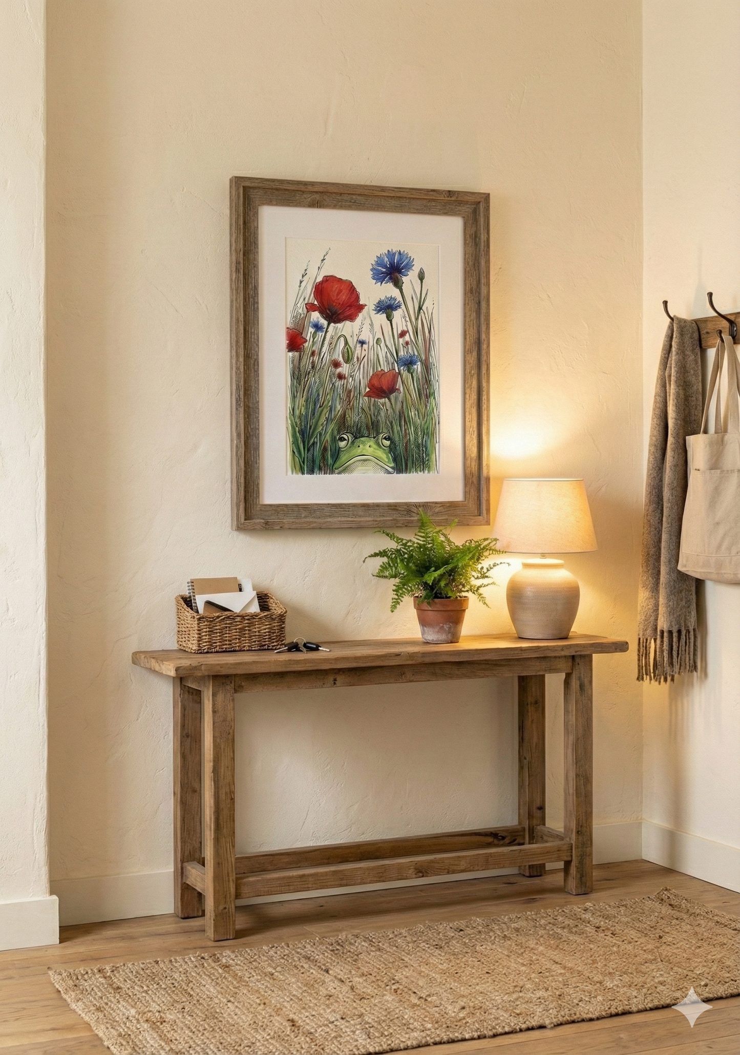 Printable poster - "Frog Perspective Meadow"
